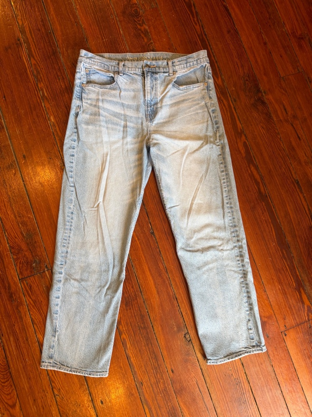 American Eagle Outfitters Light Blue Straight Jeans